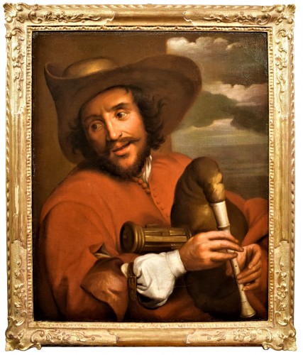 Portrait of François Langlois,  Flamish school 17th century